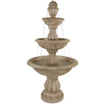Sunnydaze 3-Tier Cornucopia Outdoor Water Fountain - 61" H LZH-087