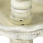 Sunnydaze 3-Tier Pineapple Garden Fountain - White - 51" H FC-73903