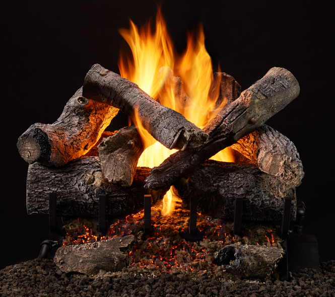 Majestic 18" 2-Tier Grand Oaks Cement Log Set 2TR-GO18