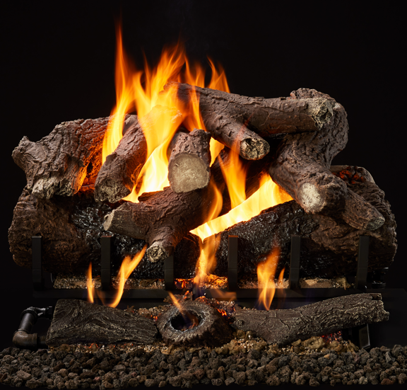 Majestic 30" 2-Tier Heritage Oak Cement Log Set 2TR-OAK30
