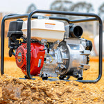 Tomahawk 3 Inch Trash Water Pump 375 GPM 8 HP GX270 powered by Honda Portable Utility TW3H