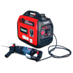 Tomahawk 3000 Watt Inverter Generator Super Quiet Portable Gas Power Professional Use TG3000i