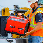 Tomahawk 3000 Watt Inverter Generator Super Quiet Portable Gas Power Professional Use TG3000i