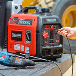 Tomahawk 3000 Watt Inverter Generator Super Quiet Portable Gas Power Professional Use TG3000i