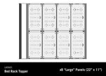 FSR Jeep Gladiator Bed Rack - DRIFTR Topper (Add-on) BWTT4B-9850-JT