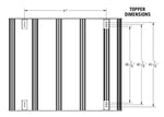 FSR Jeep Gladiator Bed Rack - DRIFTR Topper (Add-on) BWTT4B-9850-JT