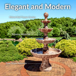 Sunnydaze Large Tiered Ball Outdoor Fountain - 80" H FC-73803
