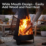 Sunnydaze 70" Chiminea Outdoor Fireplace RCM-504