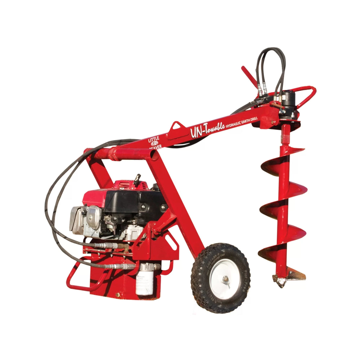 Little Beaver Earth Drill Hydraulic UN-Towable Post Hole Digger - 11 HP Honda GXV390 Engine HYD-NTV11H