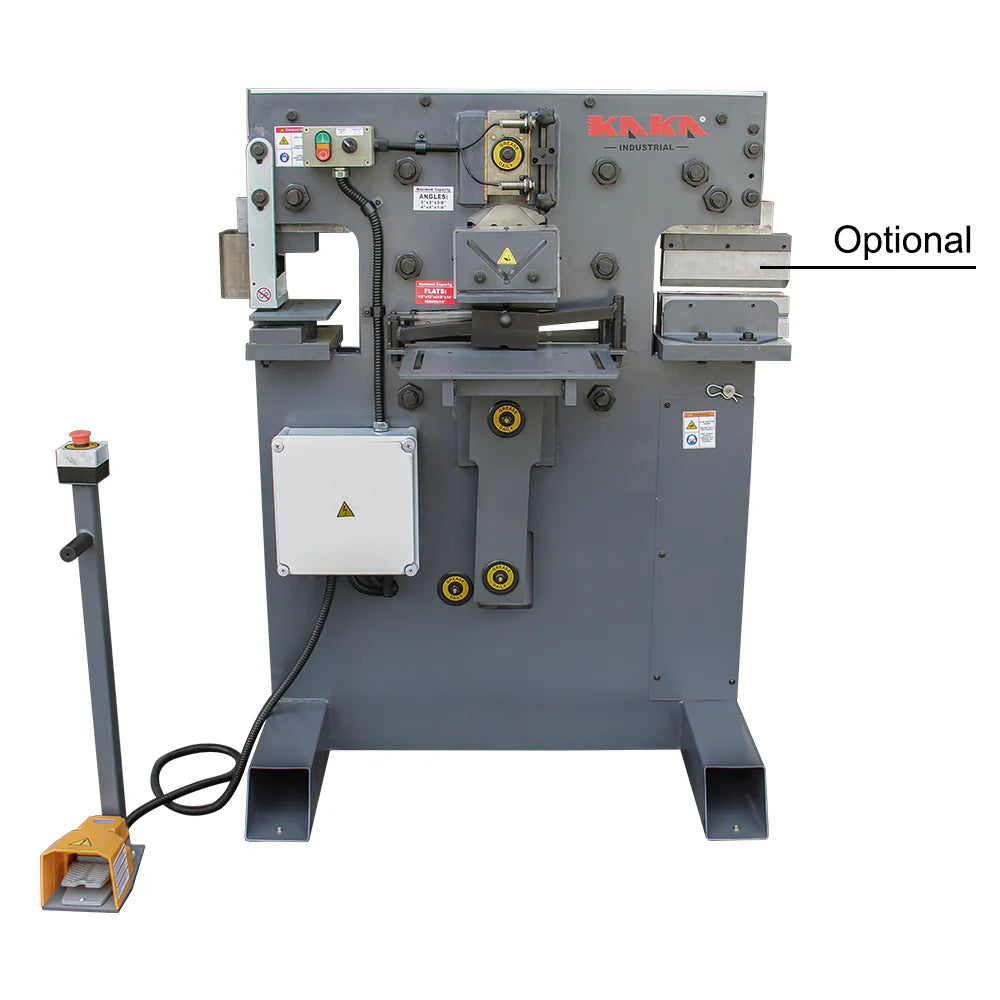 Kaka Industrial M-55 55 Ton Metal Ironworker Punch Shear Notcher Brake 220V 3 phase 181111V220