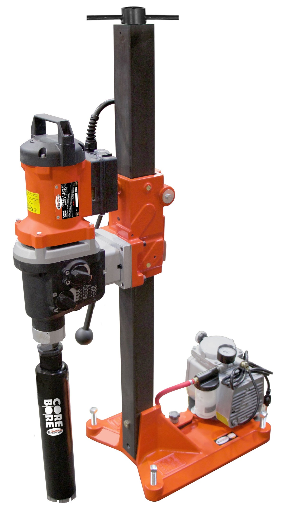 Diamond Products Core Drill with O Vacuum Pump M-1 Series Core Drill 39159