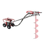 Little Beaver Earth Drill Mechanical Post Hole Digger - 5.5 HP Honda Engine with Roll Cage MDL-5HR5