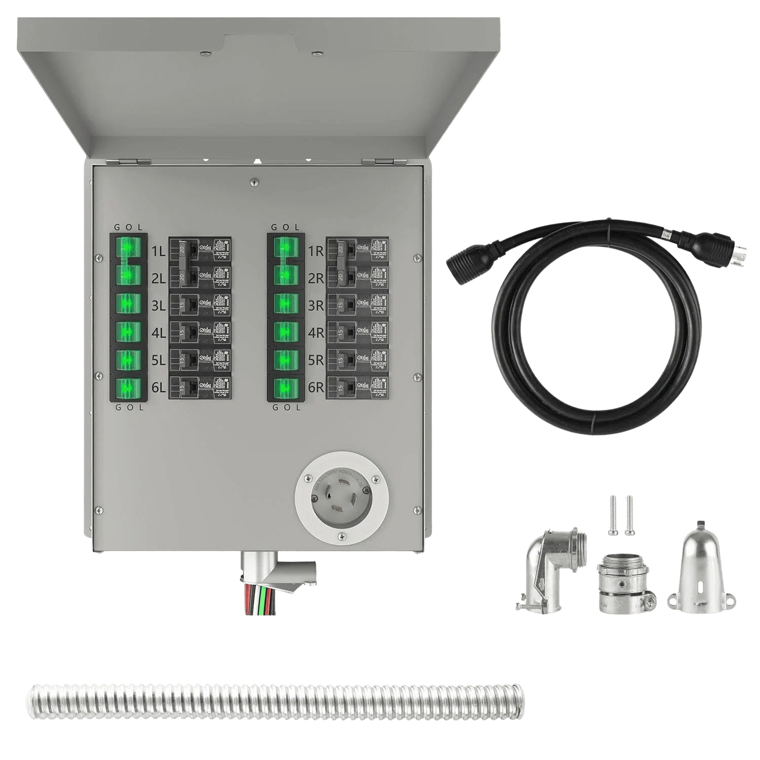 Nature's Generator 12-Circuit 120/240V 30A Non-Automatic Transfer Switch NGPHPTK2