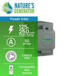 Nature's Generator 50A Power Inlet Box NGNLT2450