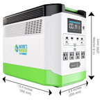Nature's Generator High Capacity Lithium 1800 Solar Generator NGLGNAUF