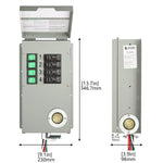 Nature's Generator High Capacity Lithium 1800 Solar Generator and Transfer Switch NGLGNAUP