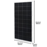 Nature's Generator 100W Rigid Solar Panels HKNGPN