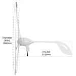 Nature's Generator Powerhouse V2 Solar and Wind Generator NGPHAUW