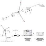 Nature's Generator Powerhouse V2 Solar and Wind Generator NGPHAUW