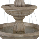 Sunnydaze 3-Tier Cornucopia Outdoor Water Fountain - 61" H LZH-087