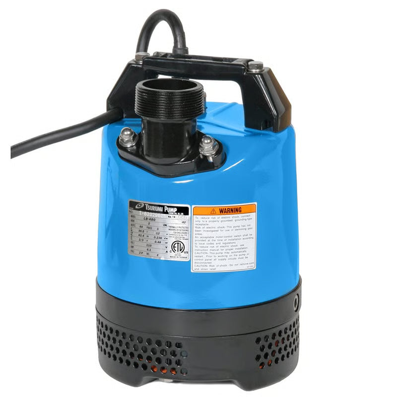 Tsurumi Submersible Pump | 2/3-HP | 2-In.| 32-Ft. Cable LB-480