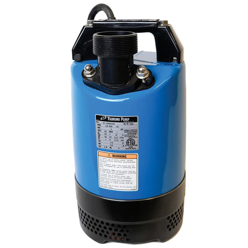 Tsurumi Submersible Pump | 1-HP | 2-In. | 50-Ft. Cable LB-800