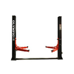 Olympic 10,000 lb 2-Post Base Plate Car Lift – Hydraulic Vehicle Lift, Asymmetric Arms, 10-Year Warranty 2PBP-10