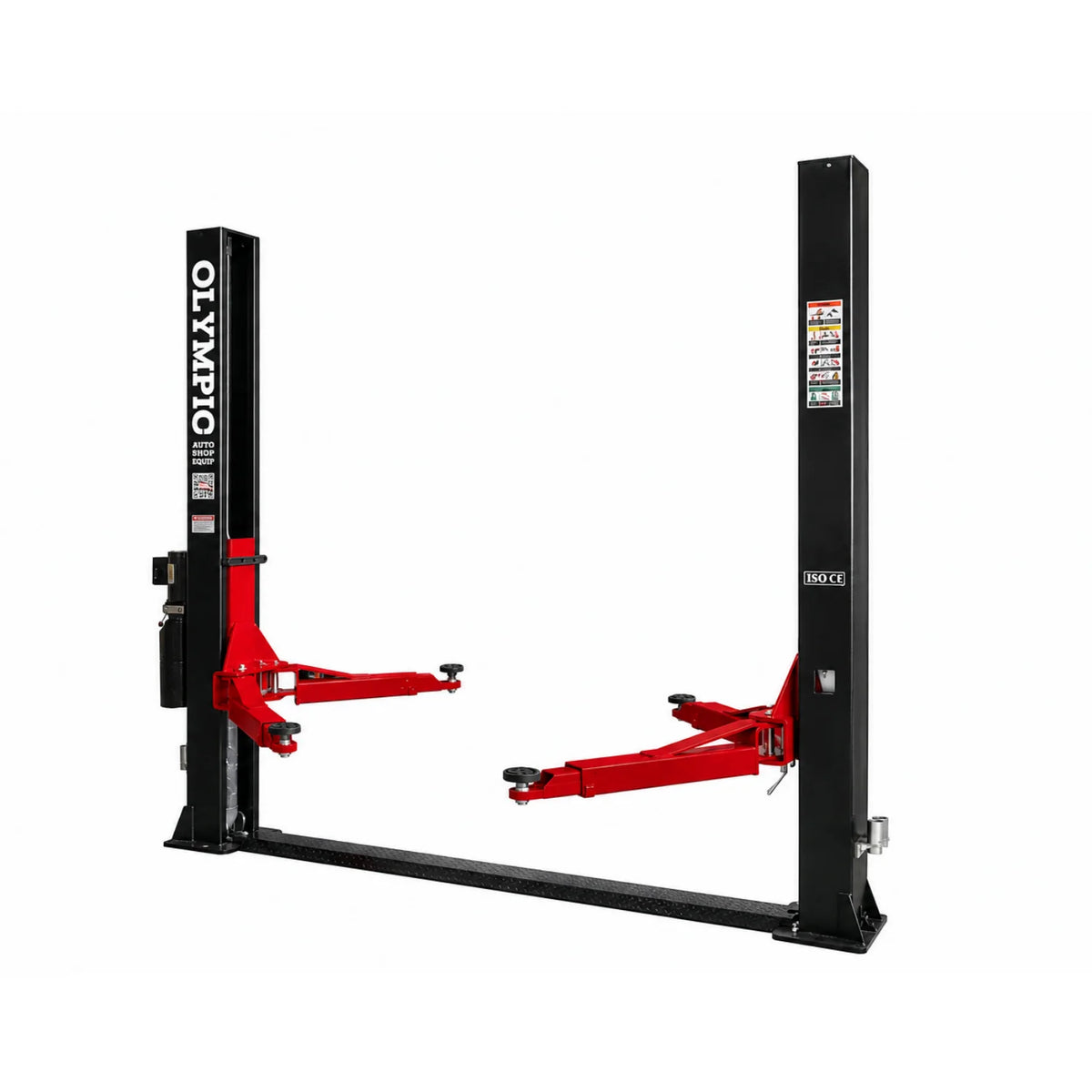 Olympic 8,000 lb 2-Post Baseplate Car Lift with Symmetric Arms 2PBP-8