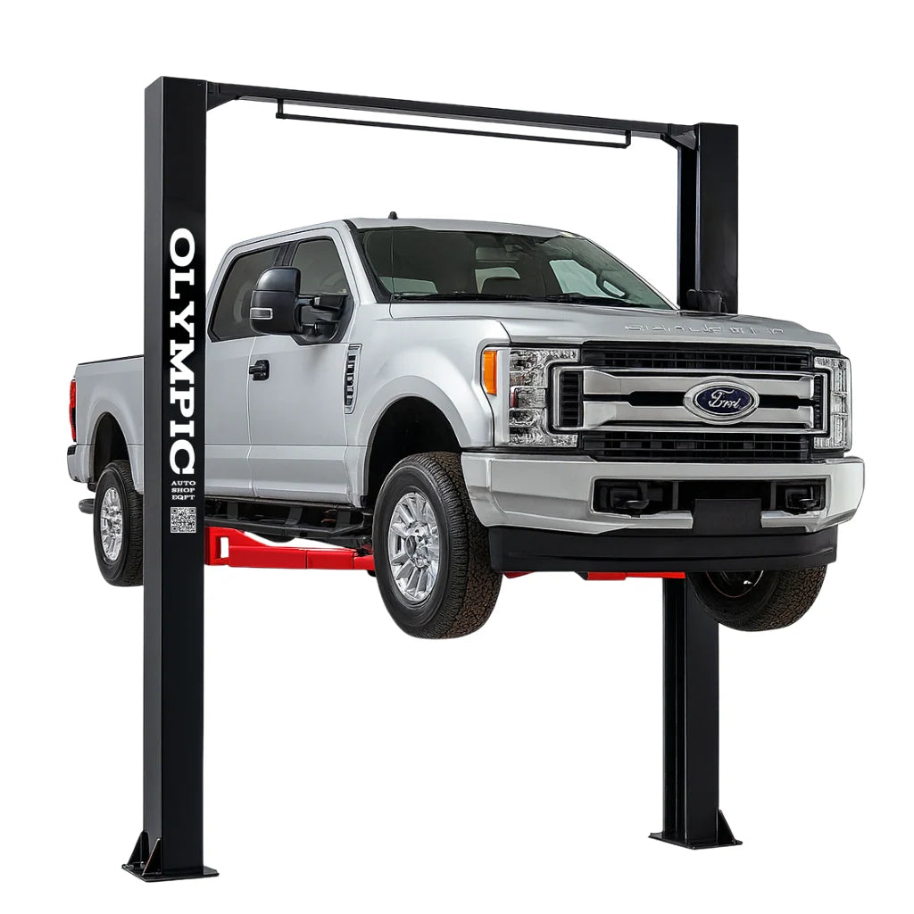 Olympic 15,000 lb Heavy-Duty 2-Post Clear Floor Vehicle Lift 2PCFHD-15