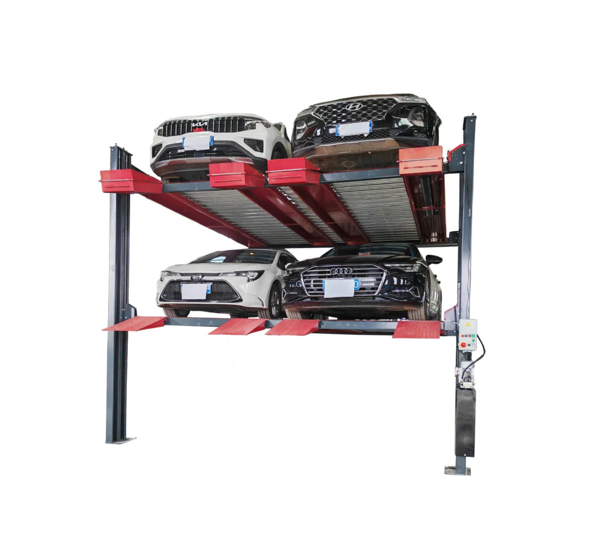Olympic “Six-Stacker” 9,000 lb 3-Level 6-Car Storage Lift – Heavy-Duty Multi-Vehicle Parking Lift 4032-6
