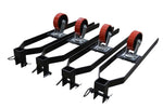 Olympic 9,000 lb High-Rise Portable 4-Post Car Storage Lift – Extra Wide & Long 4PHR-9X