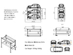 Olympic Triple Stacker-S Three-Level 3-Car Storage Lift – 11,000 lb. Total Capacity 4032-S