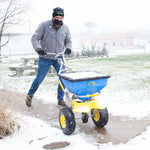 Spyker Commercial Push Spreader | ICE | Stainless Steel | 13-In. Wheel | 50-Lb. Capacity SPY50L-2S