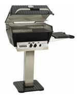 Broilmaster Premium NG Gas Grill Package w/Stainless Steel Patio Post P3PK7N