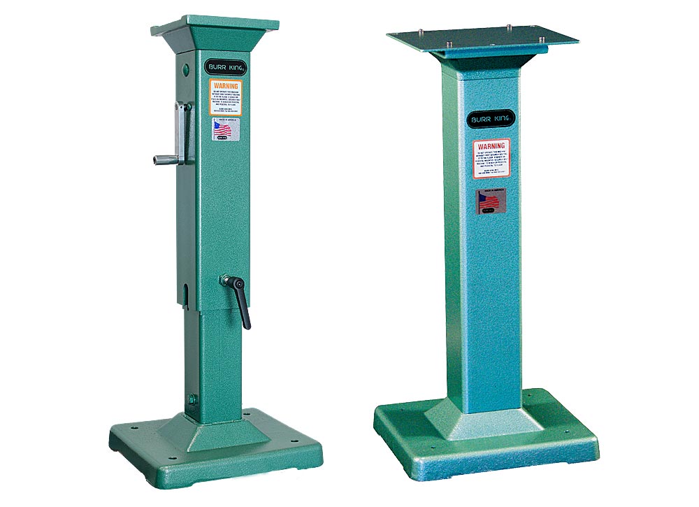 Burr King Adjustable Height Pedestal w/ Adapter Plate 01-10