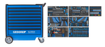 Gedore Tool trolley with car assortment 466 pieces 3458946