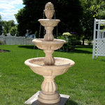 Sunnydaze 3-Tier Cornucopia Outdoor Water Fountain - 61" H LZH-087