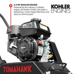 Tomahawk Vibratory Plate Compactor Tamper with Kohler Engine for Dirt Gravel Soil Compaction TPC80