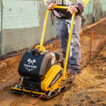 Tomahawk 5.5 HP Honda Vibratory Plate Compactor 23x17" for Soil Asphalt Paver Compaction TPC85H