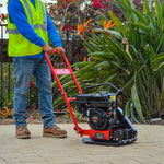 Tomahawk 5.5 HP Honda Vibratory Plate Compactor for Soil Compaction Tamper 3 Year Warranty JXPC50H