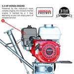 Tomahawk 24" Concrete Power Trowel Edger 5.5HP Honda Float Pan Blade Screed Finishing Tool TPT24H