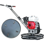 Tomahawk 24" Concrete Power Trowel Edger 5.5HP Honda Float Pan Blade Screed Finishing Tool TPT24H