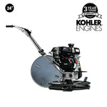 Tomahawk 24" Concrete Power Trowel Edger 6HP Kohler Float Pan Blade Screed Finishing Tool JXPT24K