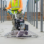Tomahawk 46" Concrete Power Trowel 14HP Kohler Float Pan Screed Edge Cement Finishing Tool JXPT46K