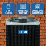 ACIQ 3 Ton 13.4 SEER2 Central Air Conditioner Condenser - R454B Single Stage R5A4S36AKANA