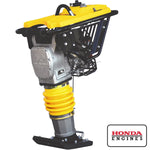 Tomahawk 3.6HP Honda Vibratory Rammer Jumping Jack Tamper with Honda GXR120 Engine Impact Force 3,550 lbs/ft TR68H