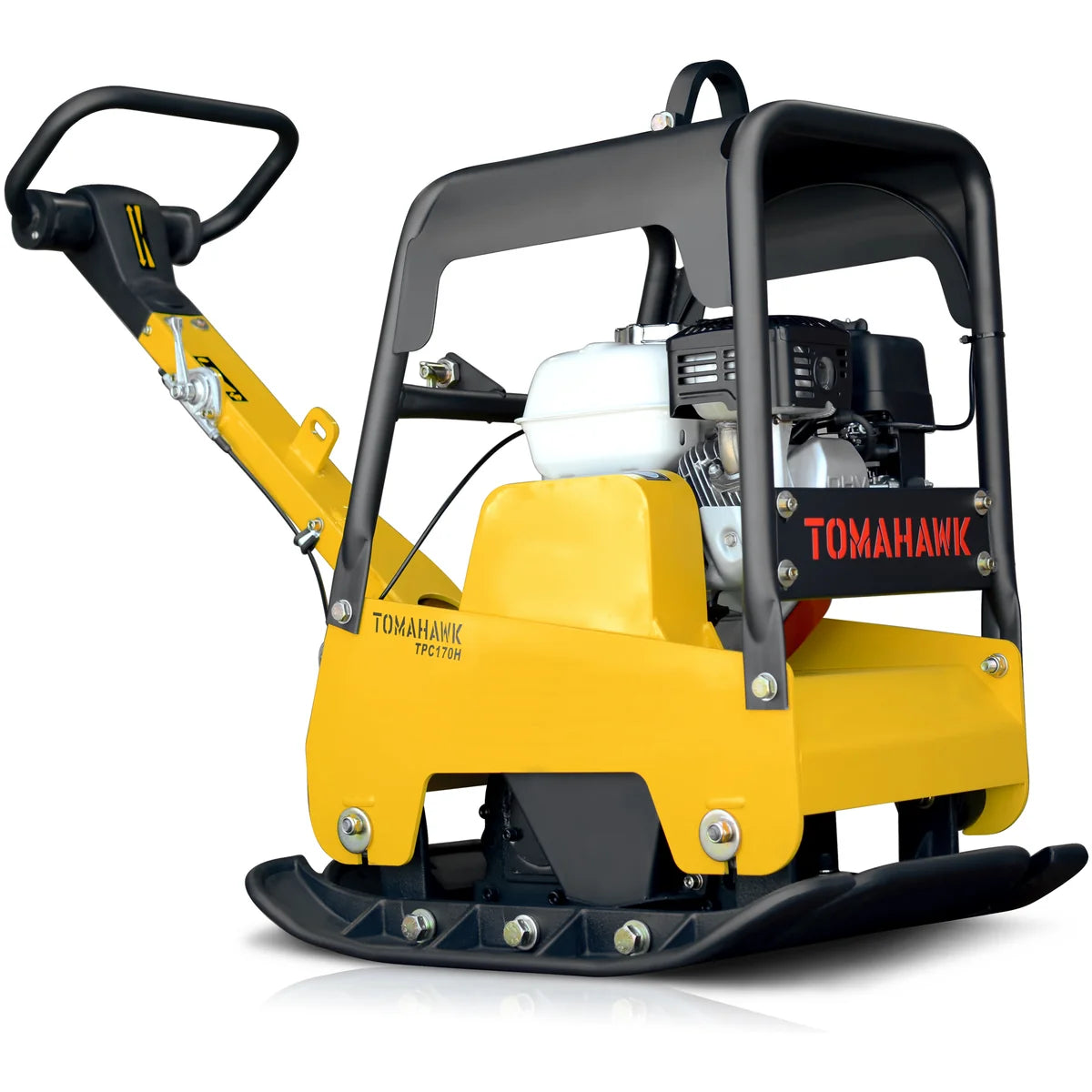 Tomahawk 6.5 HP Honda Reverse Hydraulic Plate Compactor for Asphalt, Aggregate, Cohesive Soil Compaction TPC170H