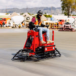 Tomahawk 8 Foot Ride-On Concrete Power Trowel with 35HP Vanguard Engine TRT46V