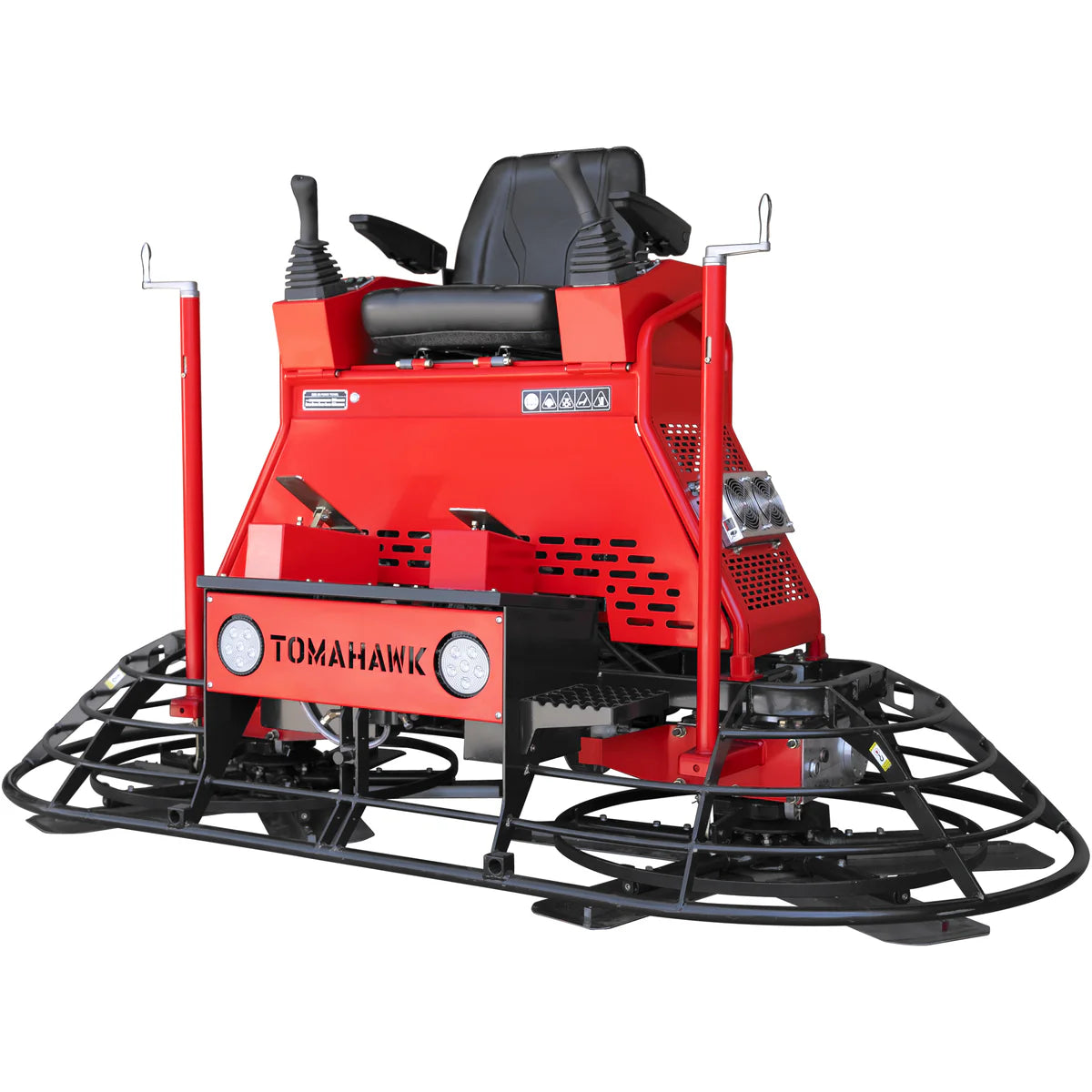 Tomahawk 8 Foot Ride-On Concrete Power Trowel with 35HP Vanguard Engine TRT46V