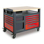 Beta RSC28 SuperTank Rolling Tool Cabinet, 10 Drawers, Wood Worktop, RSC28